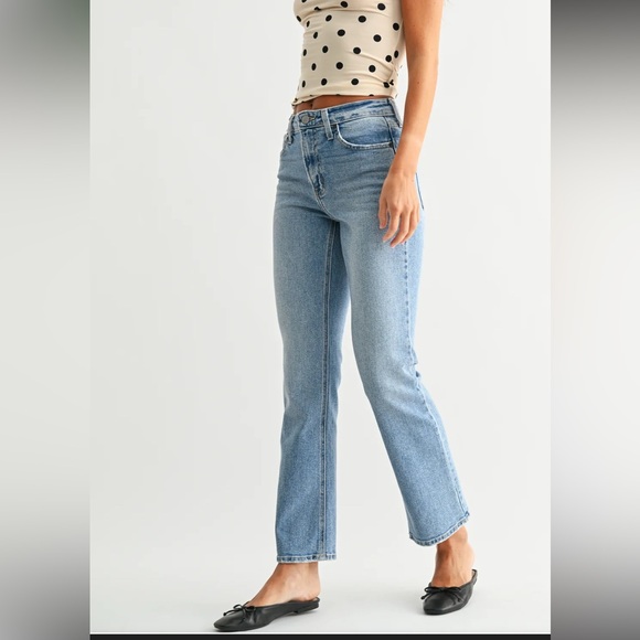 Just Black Denim slim cropped bootcut size 28 - Picture 3 of 11